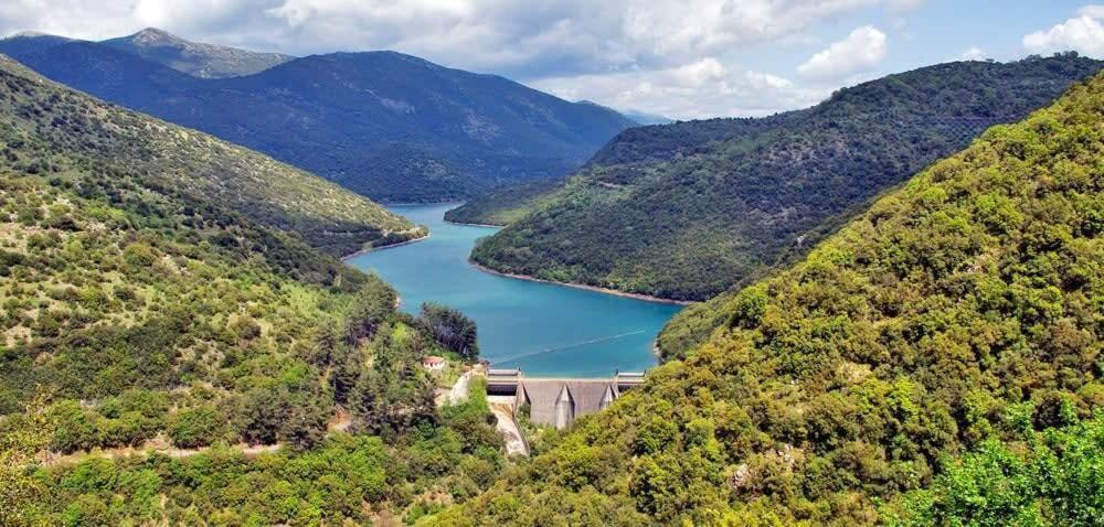Forest Cosy House - Lagkadia Amazing View מראה חיצוני תמונה