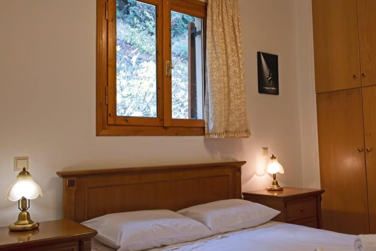 Forest Cosy House - Lagkadia Amazing View מראה חיצוני תמונה